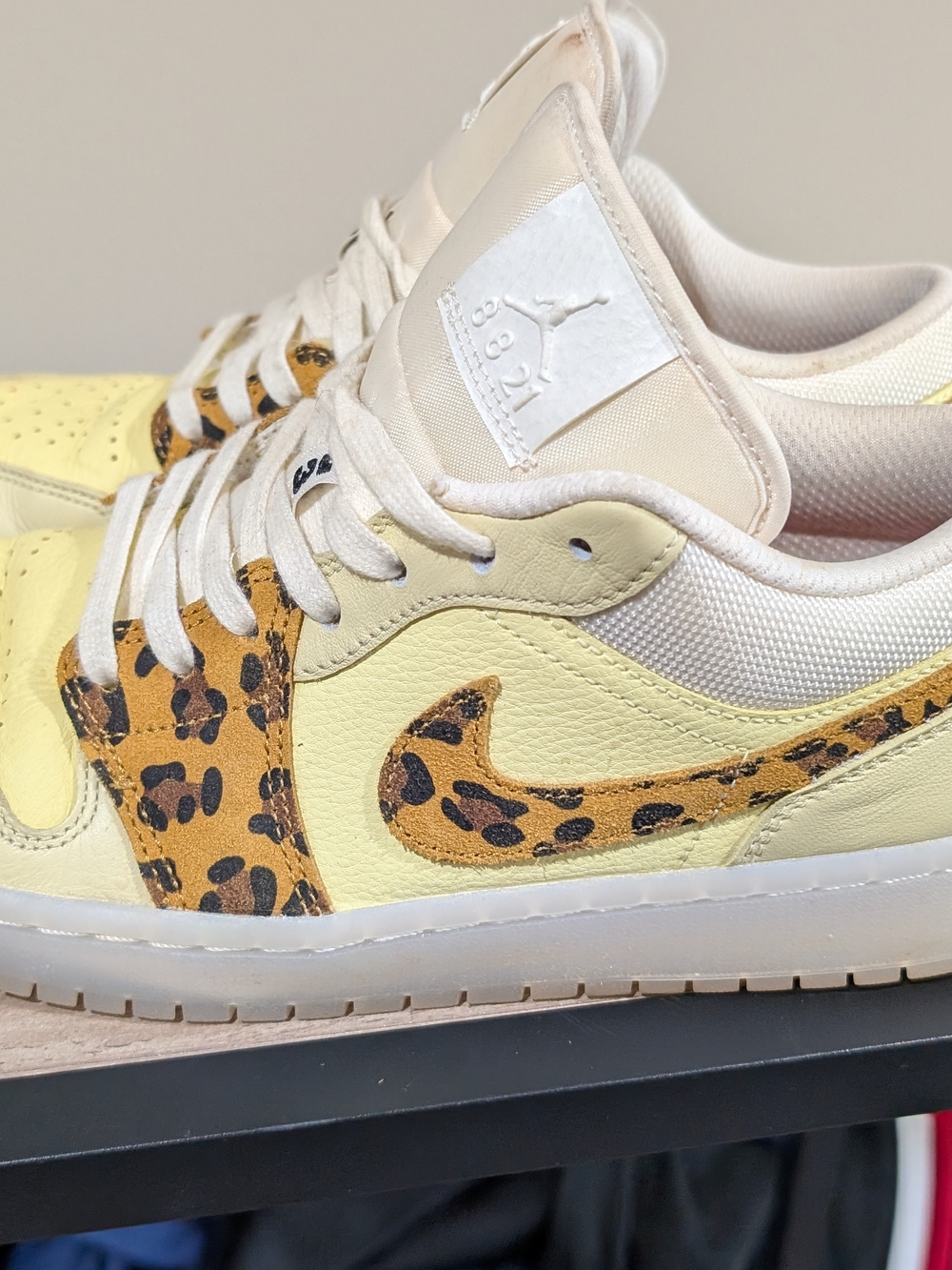 Nike Air Jordan 1 Low Leopard Print